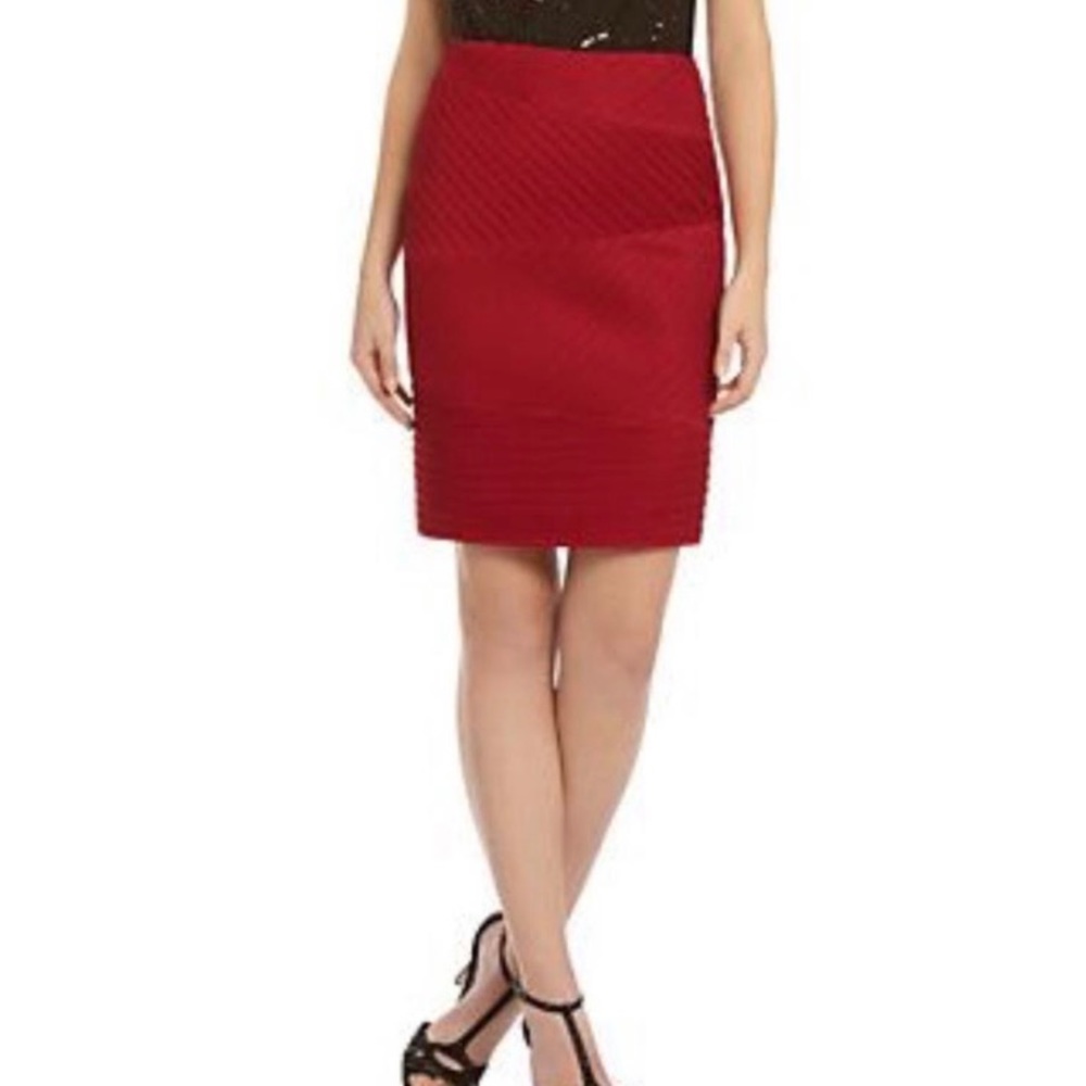 NEW - Antonio Melani Estrella Skirt TANGO RED Sz:8